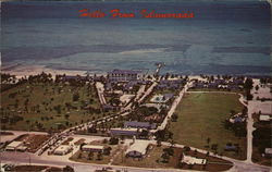 Aerial View of Village Postcard