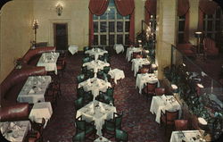 View of Lobby Dining Room at the Albert Pike Hotel Postcard