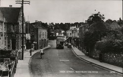 High Street Westbury-on-Trym, England Postcard Postcard Postcard