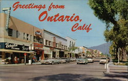 Looking North on Euclid Avenue Postcard