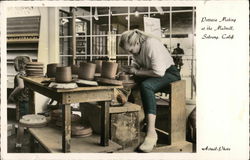 Pottery Making at the Mudmill Postcard