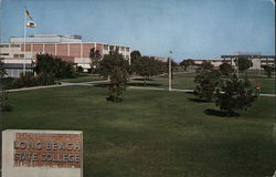 Long Beach State College - Upper Campus Postcard