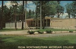 Northwestern Michigan College - Mark Osterlin Library Traverse City, MI Postcard Postcard Postcard