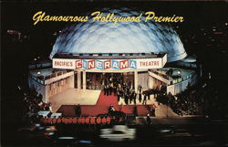 Glamourous Hollywood Premier - Pacific's Cinerama Theatre California Postcard Postcard Postcard