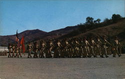 Marines Parade at Camp Horno, Camp Pendleton Oceanside, CA Postcard Postcard Postcard