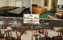 The Colliery Inn and Savoy Dining Room Postcard