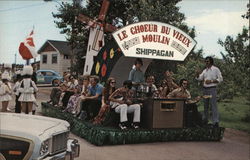 Old Mill Choir in Festival Time Shippagan, NB Canada New Brunswick Postcard Postcard Postcard