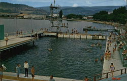 Swimming Pool Kelowna, BC Canada British Columbia Postcard Postcard Postcard