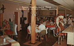 Square Shooters Eating House Rawlins, WY Postcard Postcard Postcard