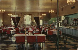 Greyhound Inn Cafeteria Postcard