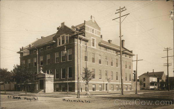 St. John Hospital Mishawaka, IN Postcard