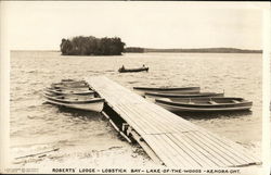 Roberts' Lodge - Lobstick Bay - Lake-of-the-Woods Kenora, ON Canada Ontario Postcard Postcard Postcard