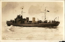 U.S.C.G. Cutter on Patrol Postcard