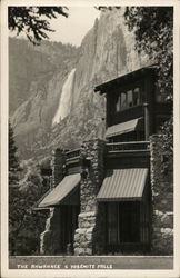 The Ahwahnee and Yosemite Falls Postcard