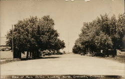 View of Main Street looking North Postcard