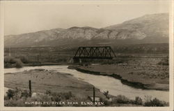 Humboldt River View of Bridge Postcard