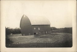 Large Newer Looking Barn Near Pasture and Trees Farming Postcard Postcard Postcard