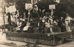 "Ancient Hawaii" Parade Float Postcard Postcard Postcard