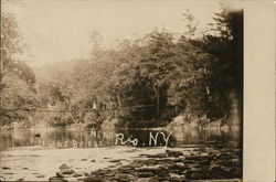 Pipe Line Bridge Rio, NY Postcard Postcard Postcard