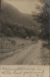 Painter Hill - Road Leading to Tree-Covered Hills Mountain Dale, NY Postcard Postcard Postcard