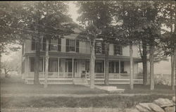 "Mapleside" Old Home Surrounded by Trees Postcard