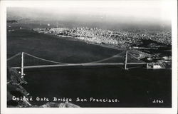 Golden Gate Bridge Postcard