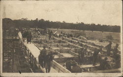 1919 Pershing Stadium Construction Joinville-le-pont Postcard