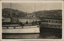 Excursion Boats on the Rhine Postcard