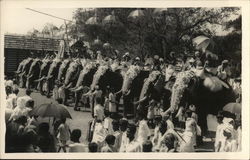 Thrissur Pooram - Hindu Temple Festival India Postcard Postcard Postcard