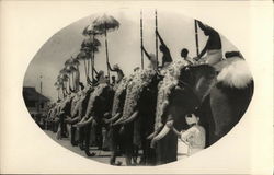 Thrissur Pooram - Hindu Temple Festival Postcard