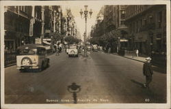 Avenida de Mayo Buenos Aires, Argentina Postcard Postcard Postcard