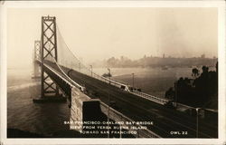 San Francisco - Oakland Bay Bridge Postcard