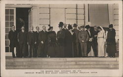 The Queen's Visit, November 19th, 1914 Royalty Postcard Postcard Postcard