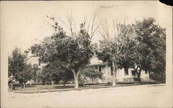 House Among Trees with Automobile in Front Omaha, NE Postcard Postcard Postcard