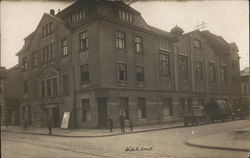 Soldiers outside large building "Hohenzollern" Germany Postcard Postcard Postcard