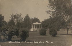 Pepperell Park - Band Stand Saco, ME Postcard Postcard Postcard