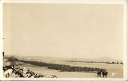 Military Parade Postcard