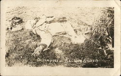 Decomposing Belgian Soldier World War I Postcard Postcard Postcard