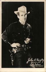 John R. Quigley, Owner of Lost Cabin, "Frontier Town" Postcard