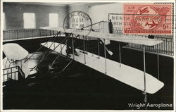 Wright Aeroplane Aircraft Postcard Postcard Postcard