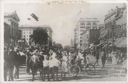 Mickey McGuire Aerial Circus Day South Bend, IN Postcard Postcard Postcard