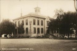 Grammar School and Grounds Postcard