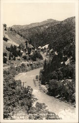 Feather RIver Canyon Pulga, CA Postcard Postcard Postcard