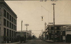 2nd Street View, Hotel Normyle, Chas. H. Kildea Real Estate Coeur D'Alene, ID Postcard Postcard Postcard