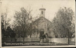 Street View of Presbyterian Church Postcard