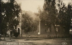 M.E. Church Selma, CA Postcard Postcard Postcard