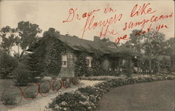 A Bungalow in Winter Beaumont, CA Postcard Postcard Postcard