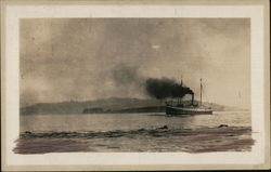 Steamship "Eureka" in Humboldt Bay California Postcard Postcard Postcard