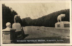 Douglas Memorial Bridge Klamath, CA Postcard Postcard Postcard