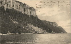 The Palisades, Hudson River Postcard